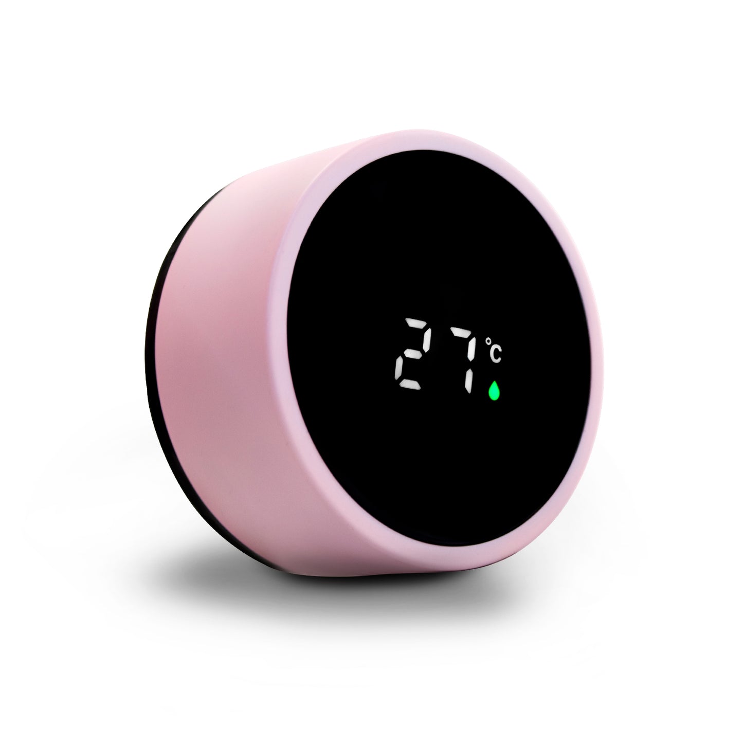 Termo inteligente metálico Pantalla LED color rosa