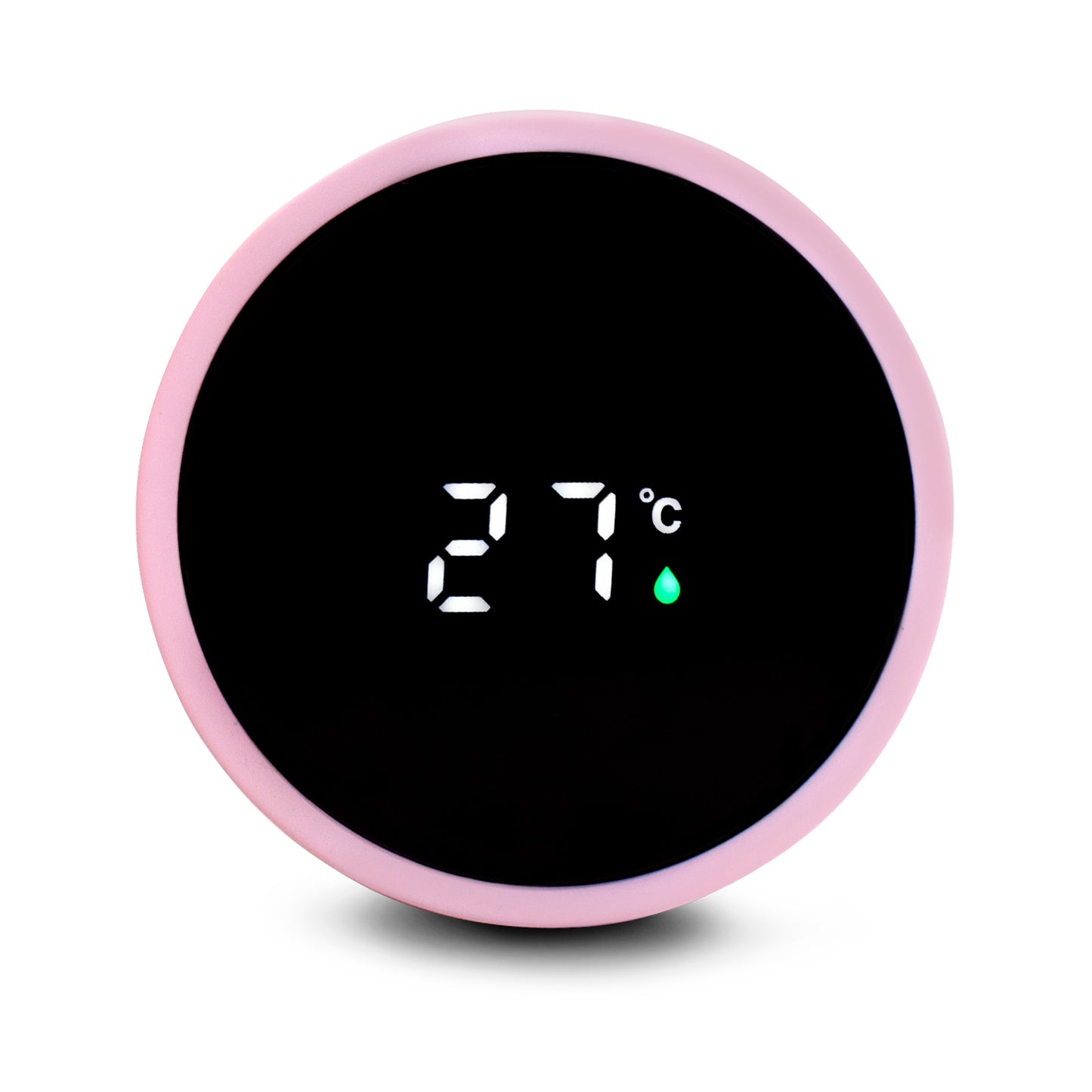 Termo inteligente metálico Pantalla LED color rosa
