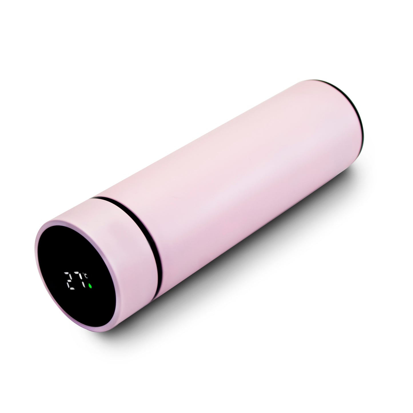 Termo inteligente metálico Pantalla LED color rosa