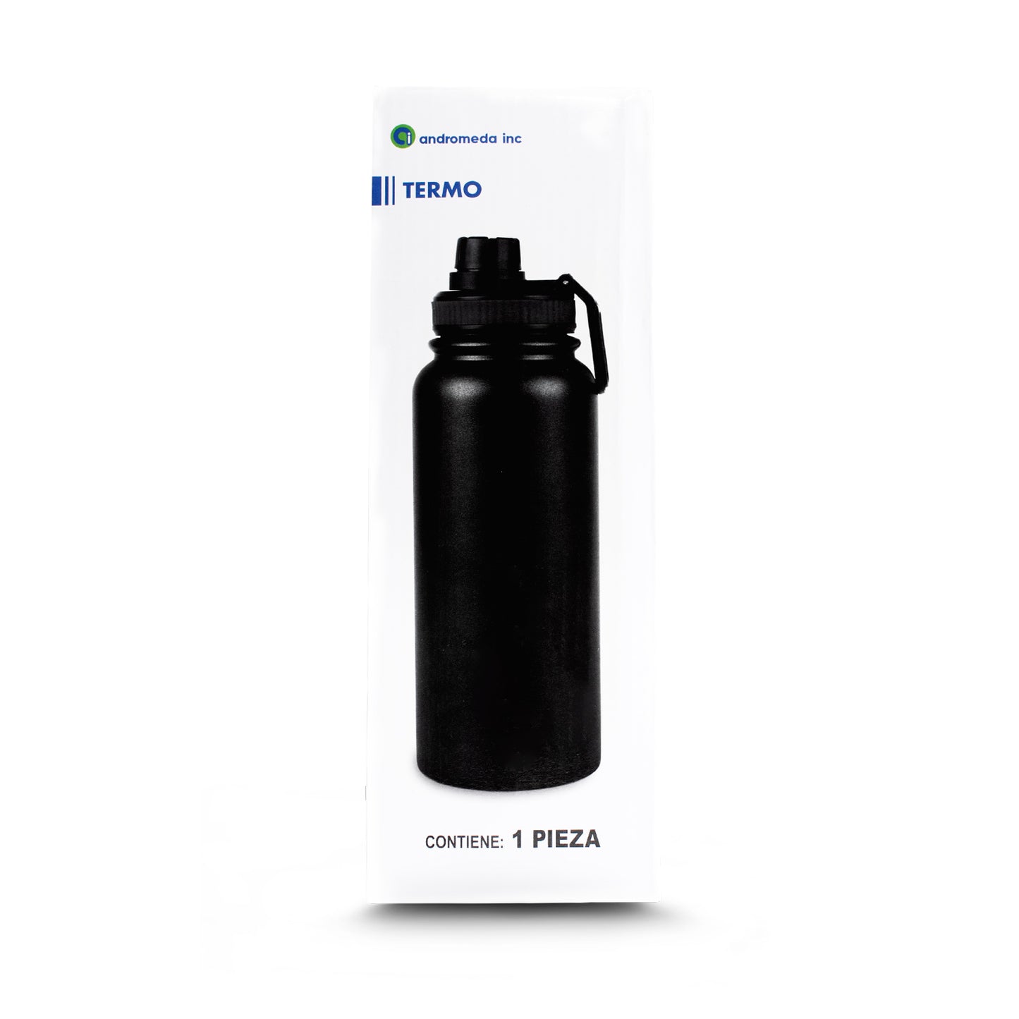 Botella Acero Inoxidable 1 L Con Asa