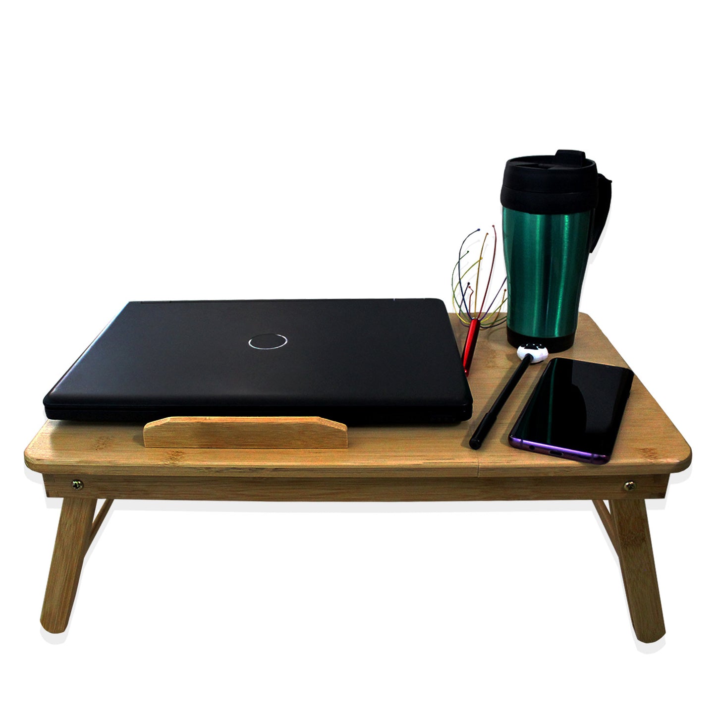 Mesa para laptop Bambú ajustable