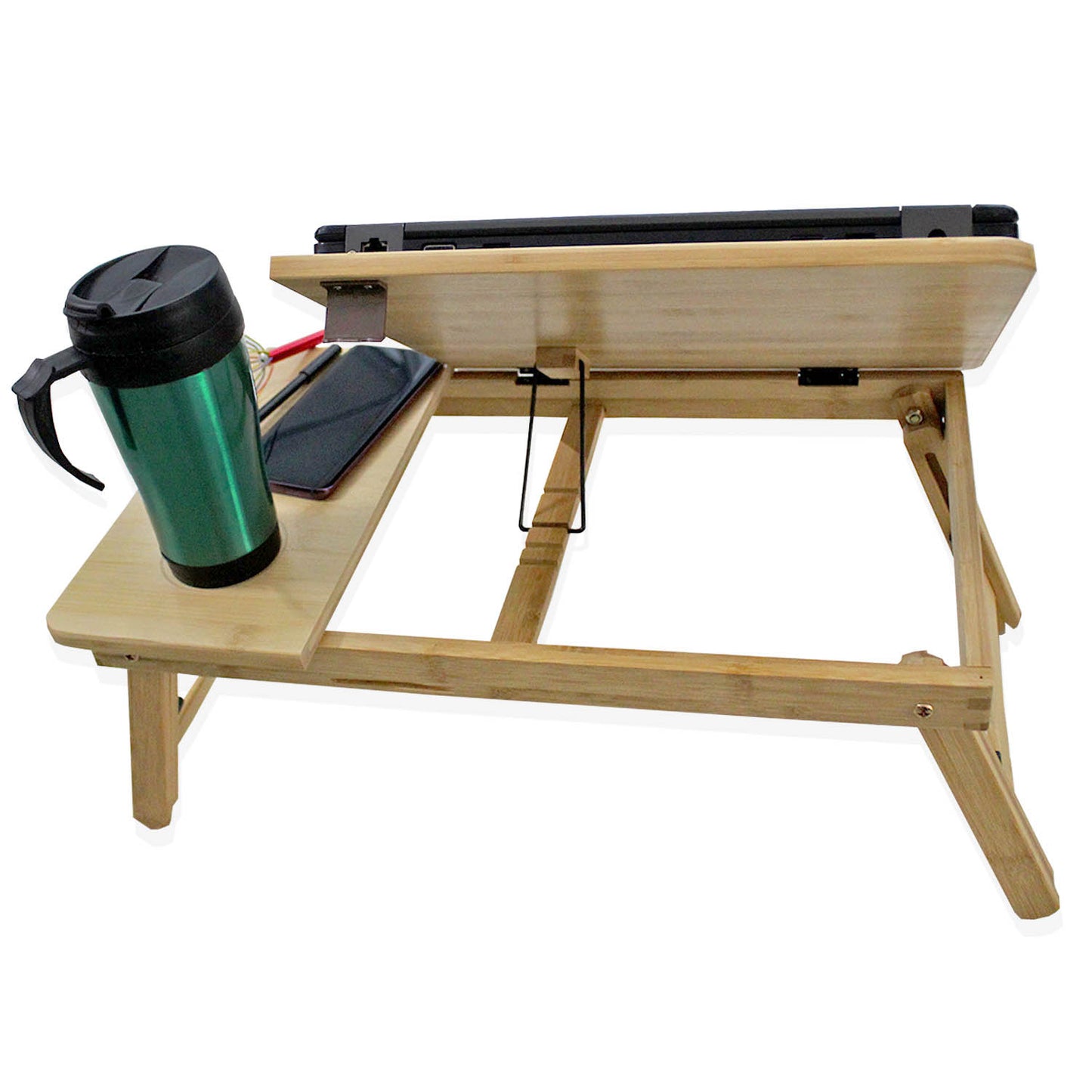 Mesa para laptop Bambú ajustable
