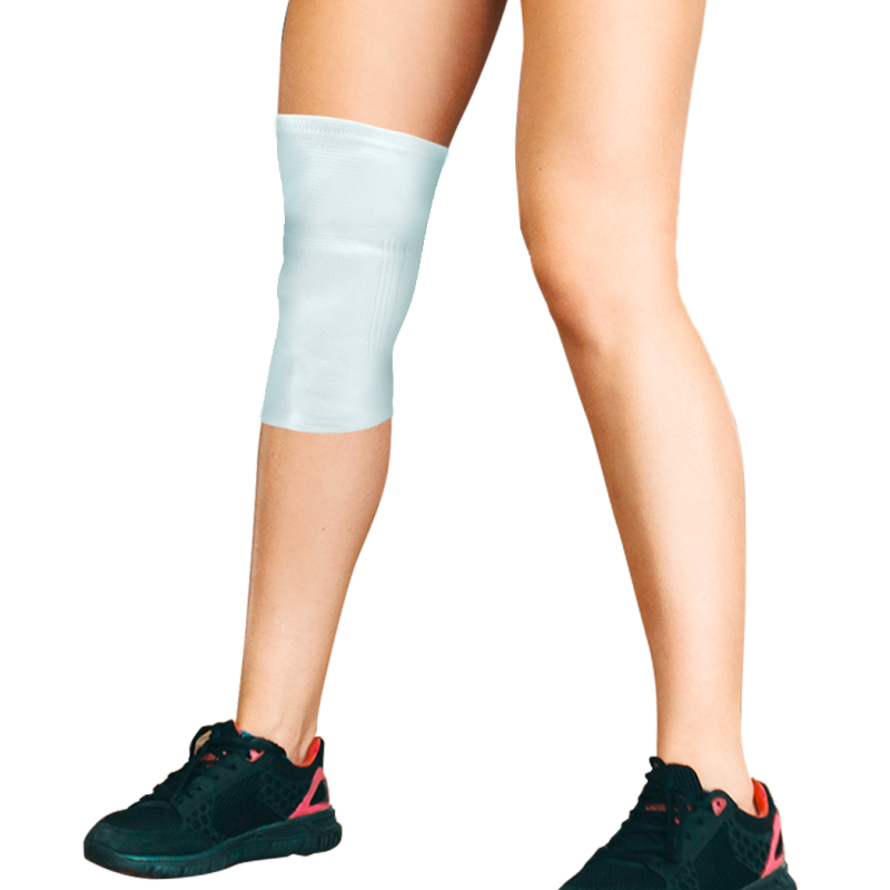 Rodillera Control Blanca Fitness