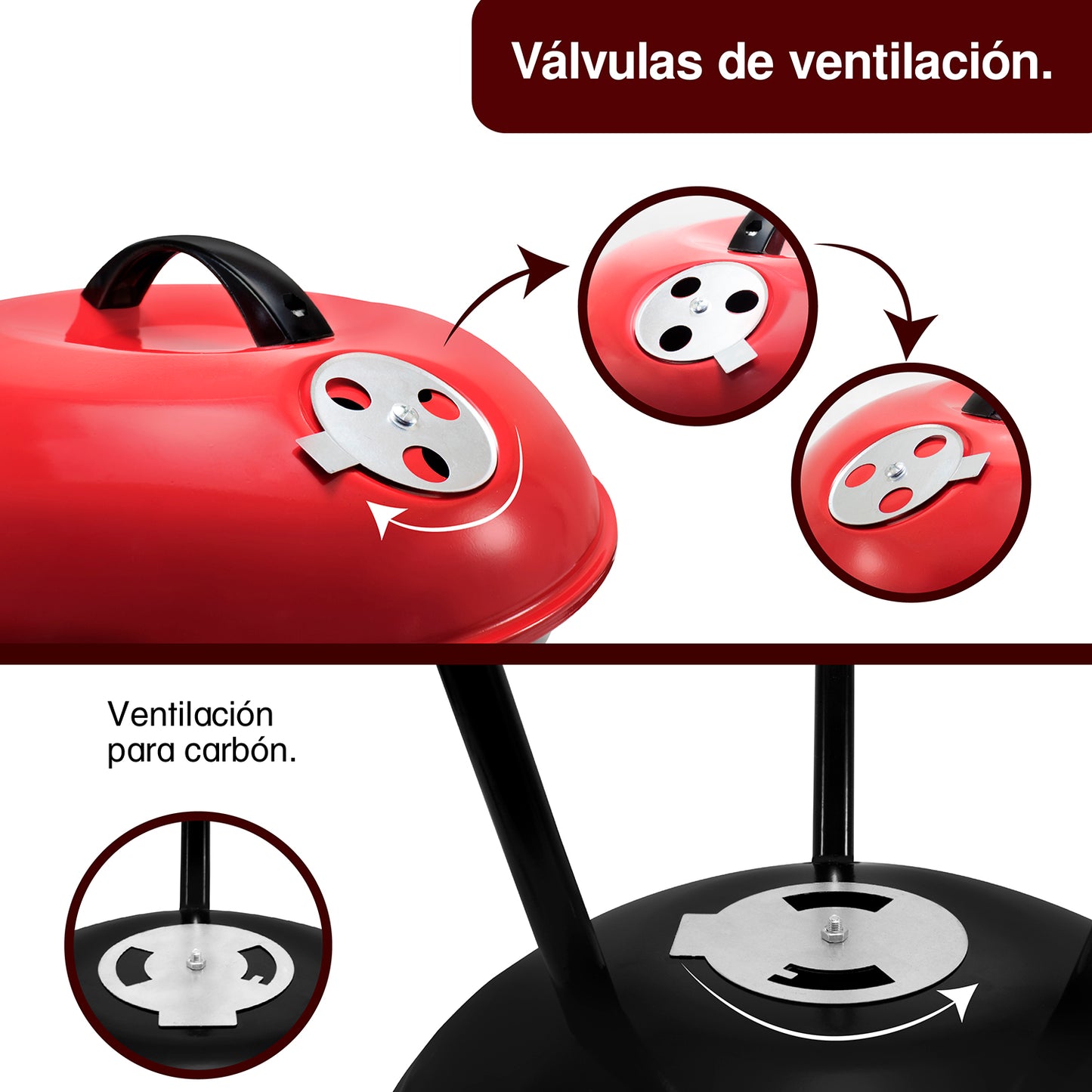 Asador de Carbon Portatil