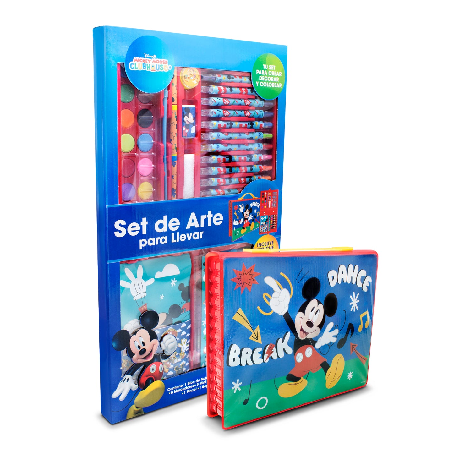 Set de Arte Infantil Mickey Mouse Disney con Estuche