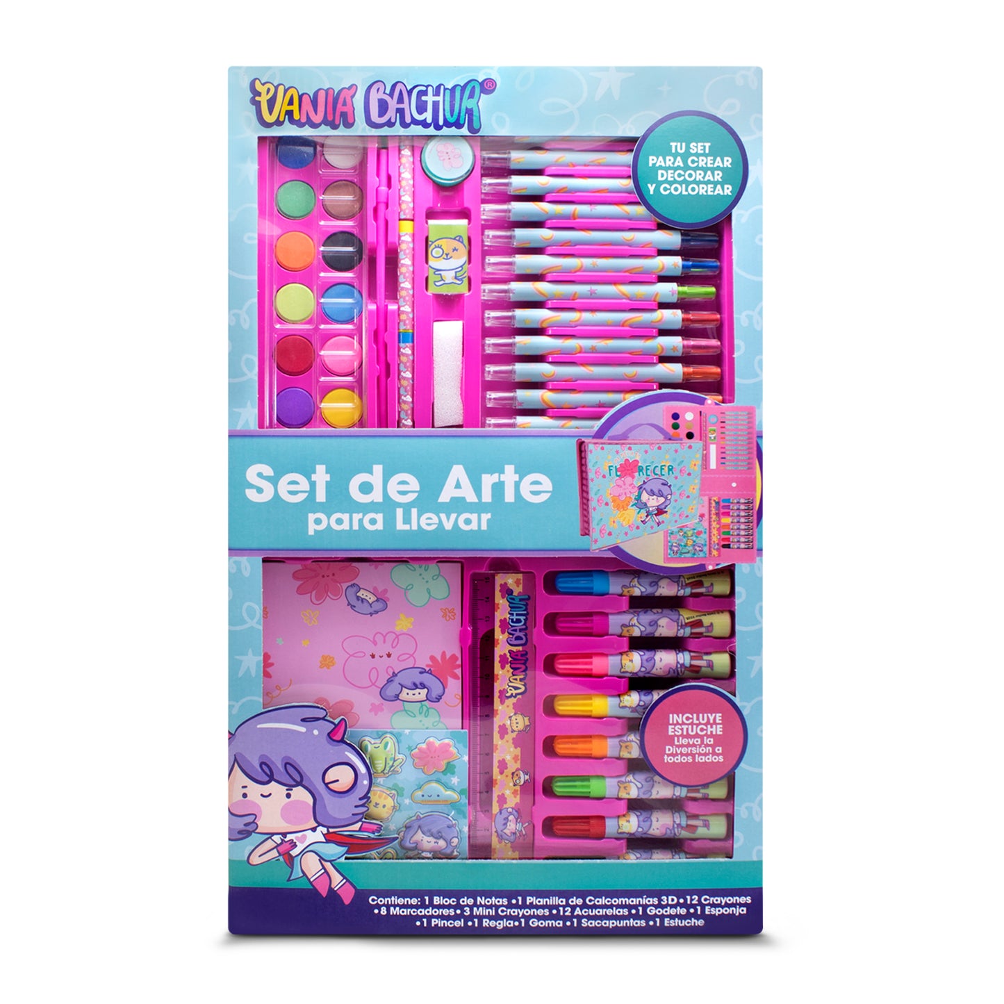 Set de Arte Infantil Vania Bachur con Estuche