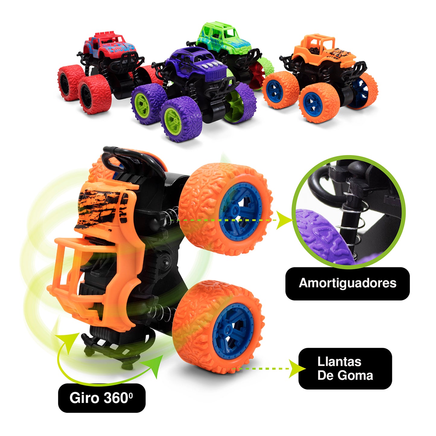 Set de Coches Monster Truck