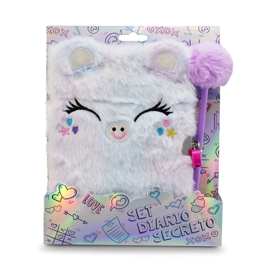 Diario Secreto Cerdito de Peluche