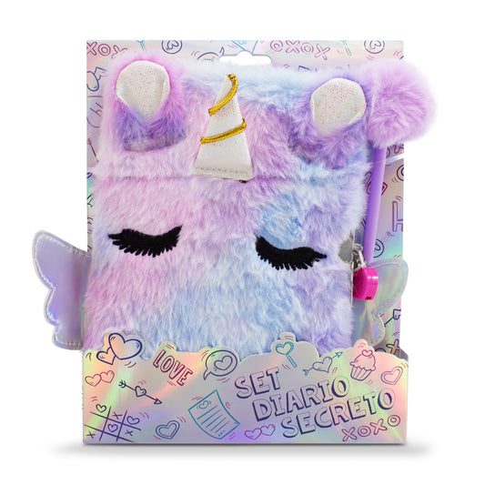 Diario Secreto Unicornio de Peluche