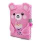 Diario Sectero Oso Rosa de Peluche