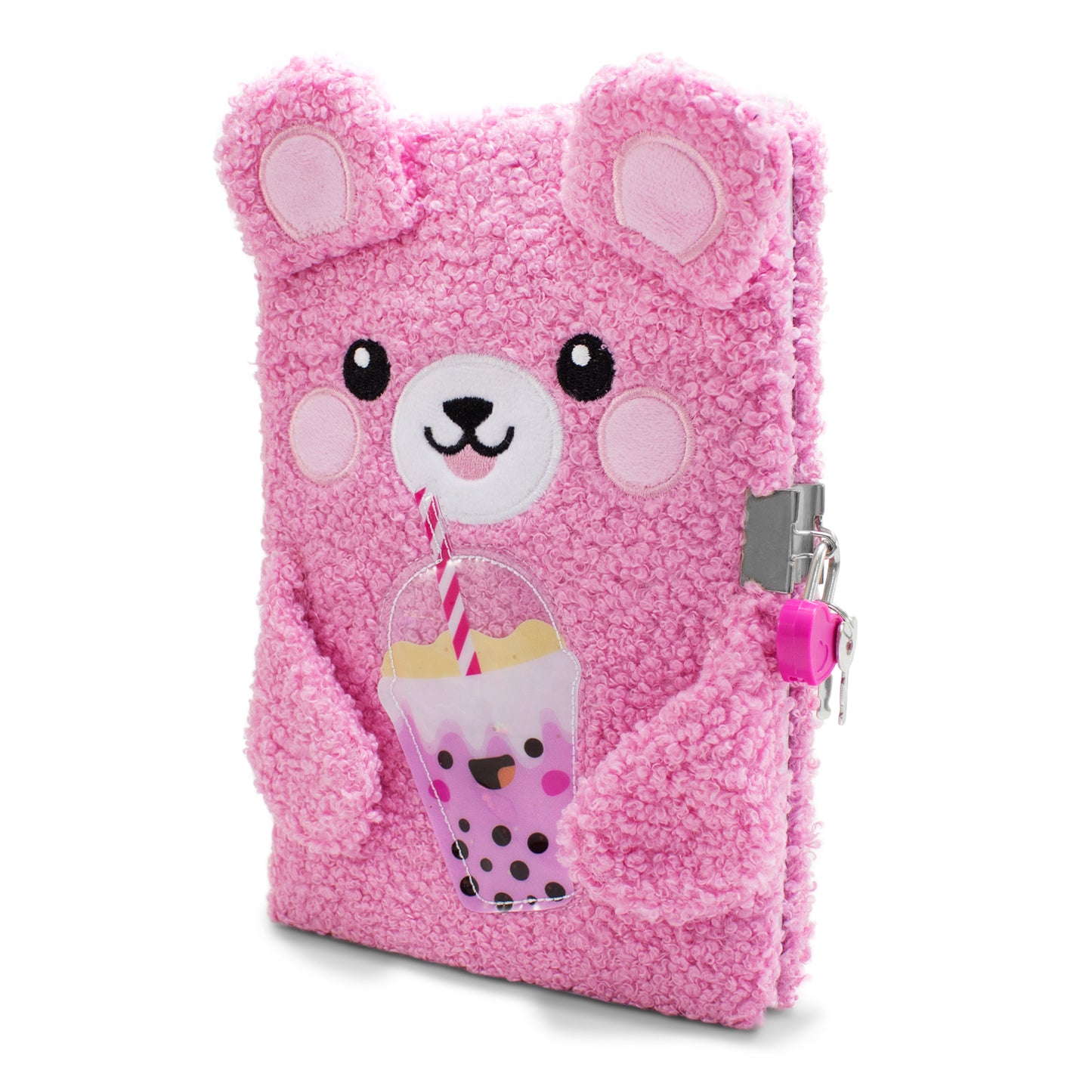 Diario Sectero Oso Rosa de Peluche