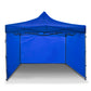 Toldo 3x3 Con Paredes Plegable Carpa Reforzada Azul