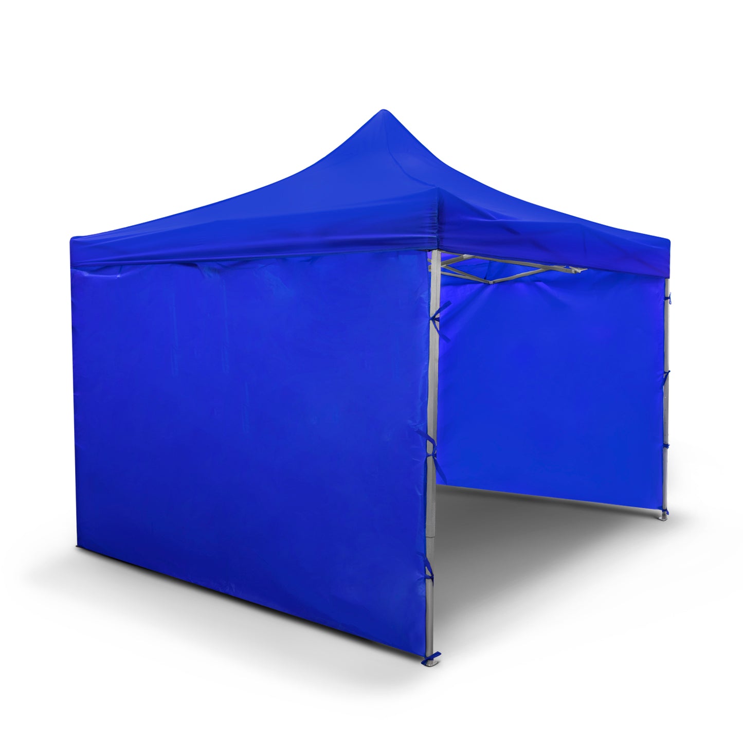 Toldo 3x3 Con Paredes Plegable Carpa Reforzada Azul