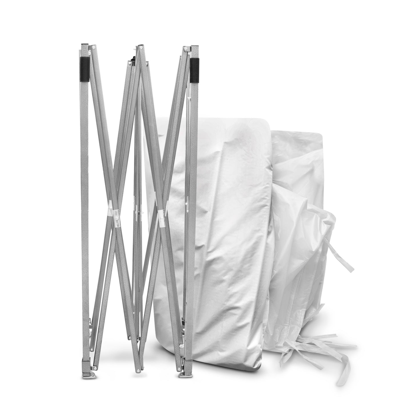 Toldo 3x3 Con Paredes Plegable Carpa Reforzada Blanco