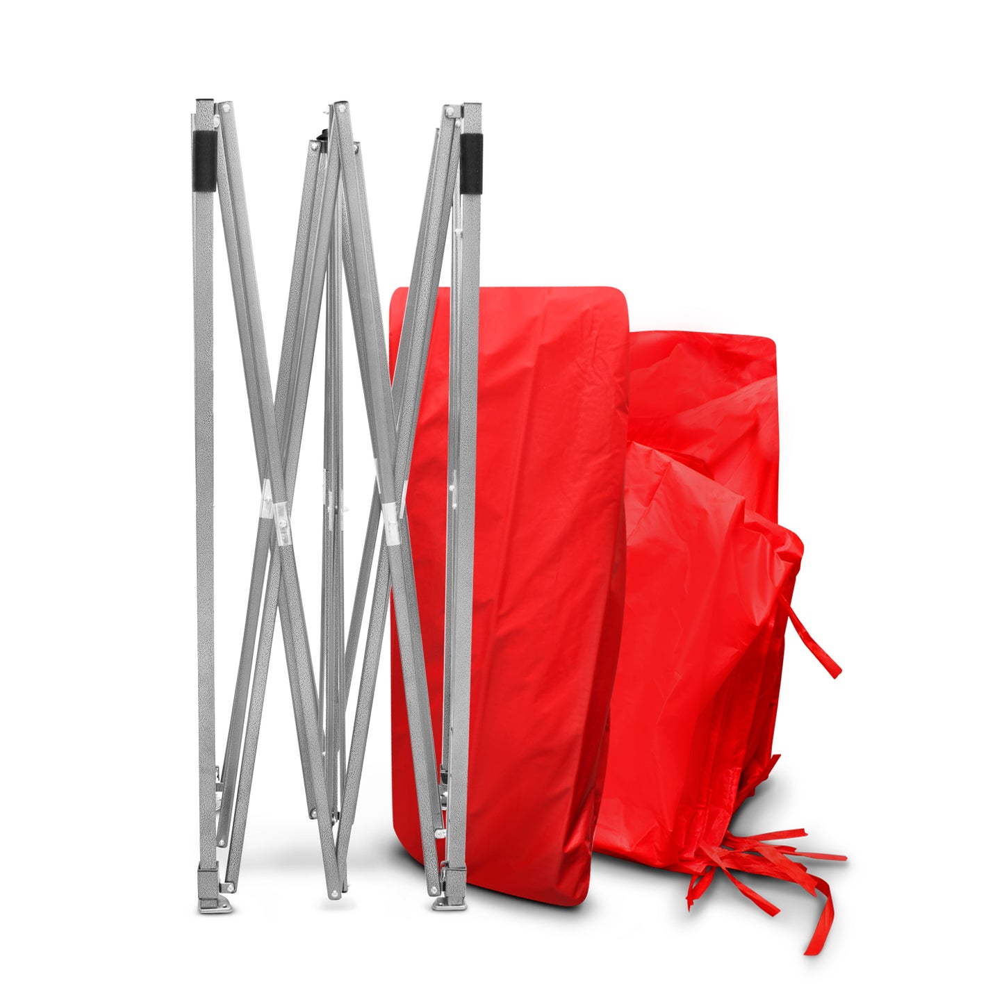 Toldo 3x3 Con Paredes Plegable Carpa Reforzada Rojo