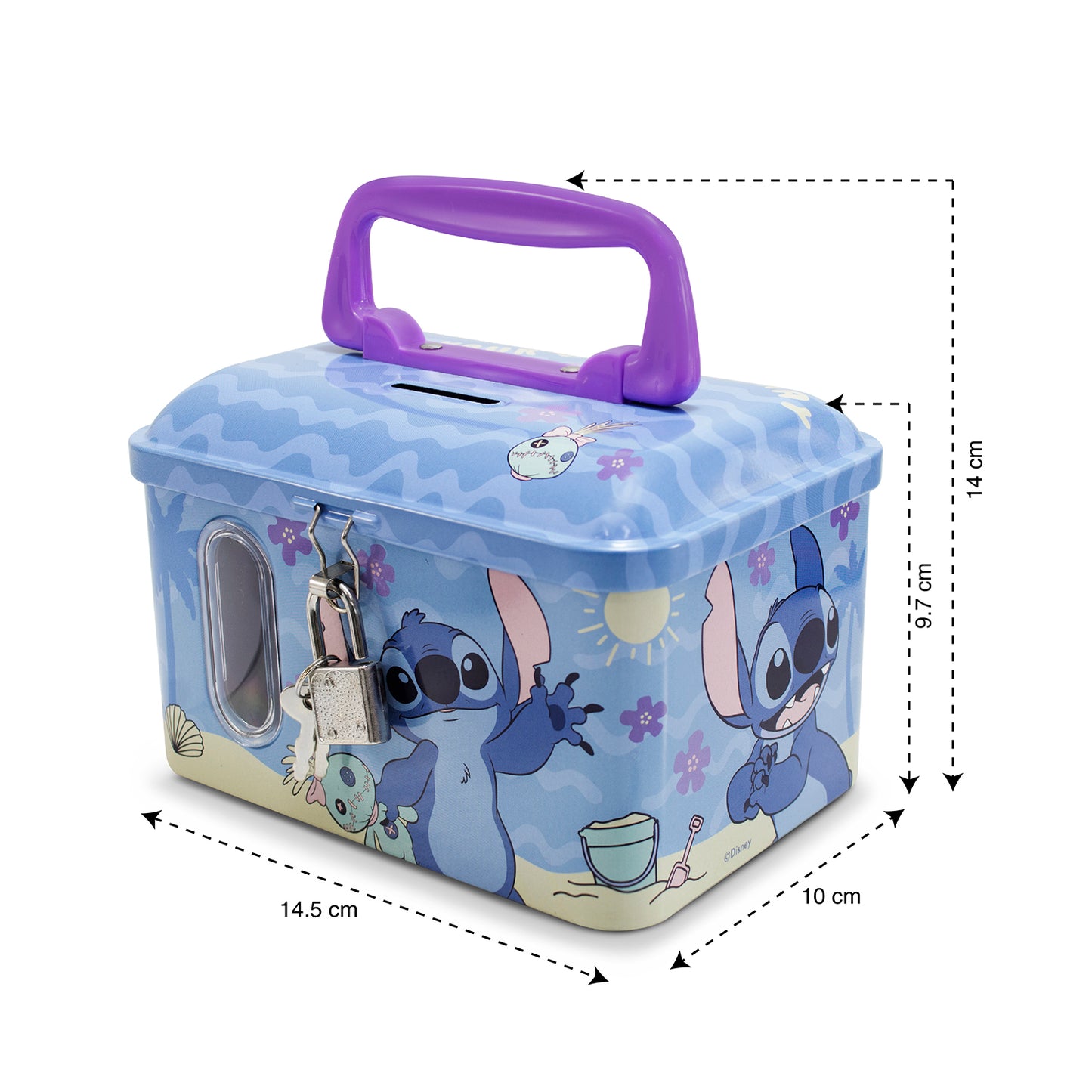 Alcancia Metalica Stitch Disney