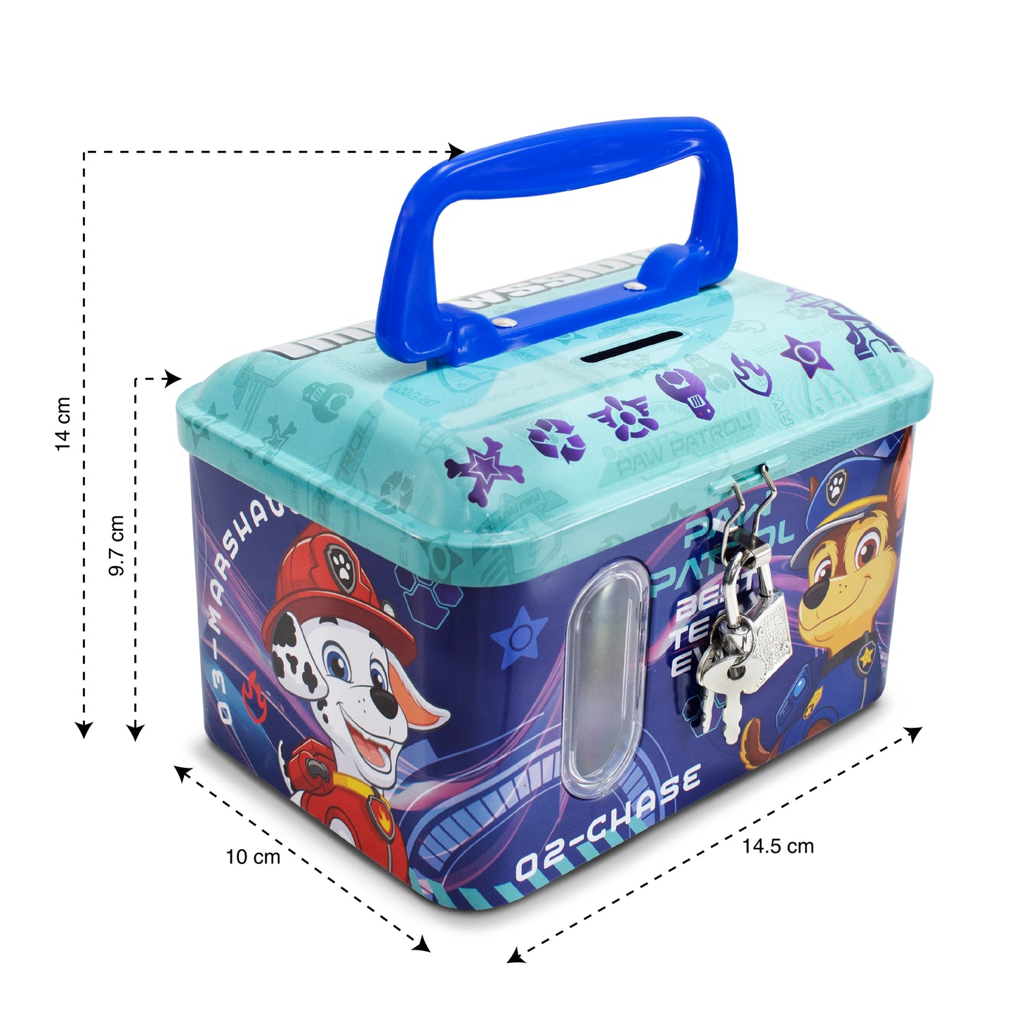 Alcancia Metalica Paw Patrol