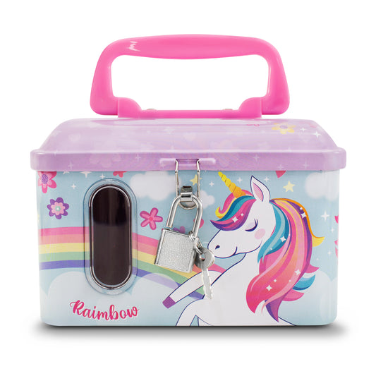 Alcancia Metalica Unicornio