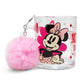 Taza Transparente Minnie Mouse Disney con Llavero