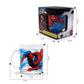 Taza Transparente Spiderman Marvel con Llavero