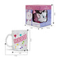 Taza Transparente Aristogatos Disney con Llavero