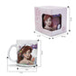 Taza Transparente Princesas Disney con Llavero