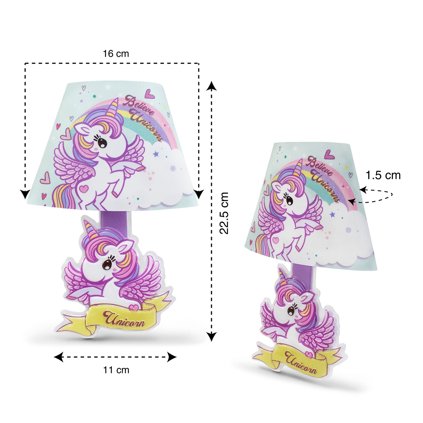 Lámpara de Pared Infantil Unicornio