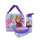 Lonchera Infantil Escolar Frozen Con Botella Y Recipiente
