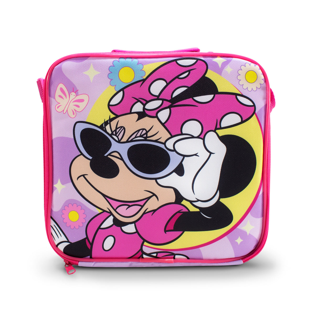 Lonchera Infantil Escolar Minnie Mouse Con Botella Y Recipiente