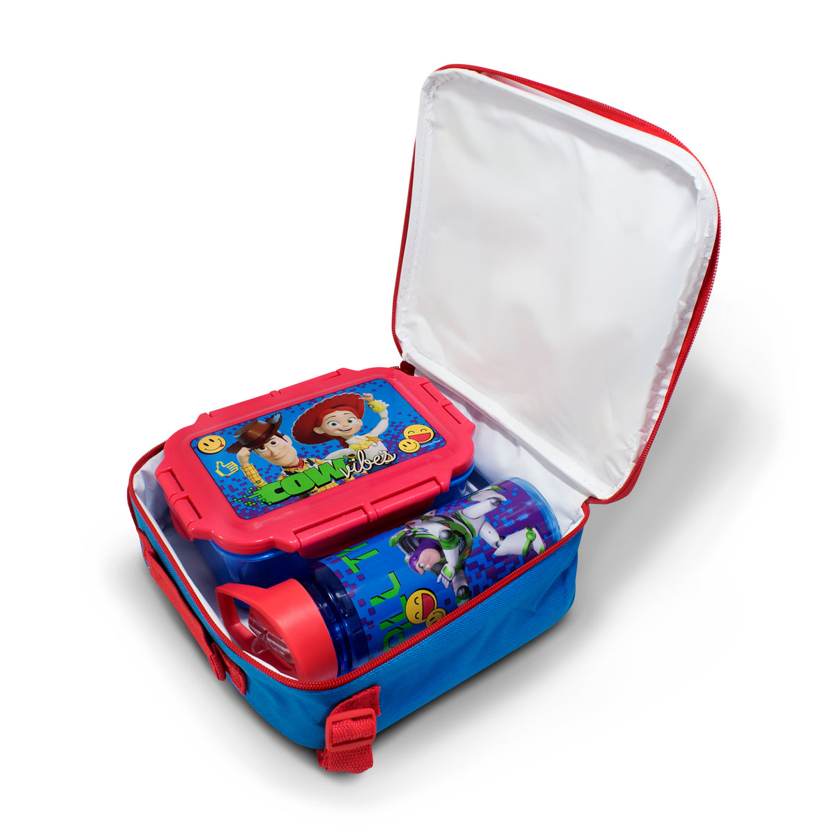Lonchera Infantil Escolar Toy Story Disney Con Botella Y Recipiente