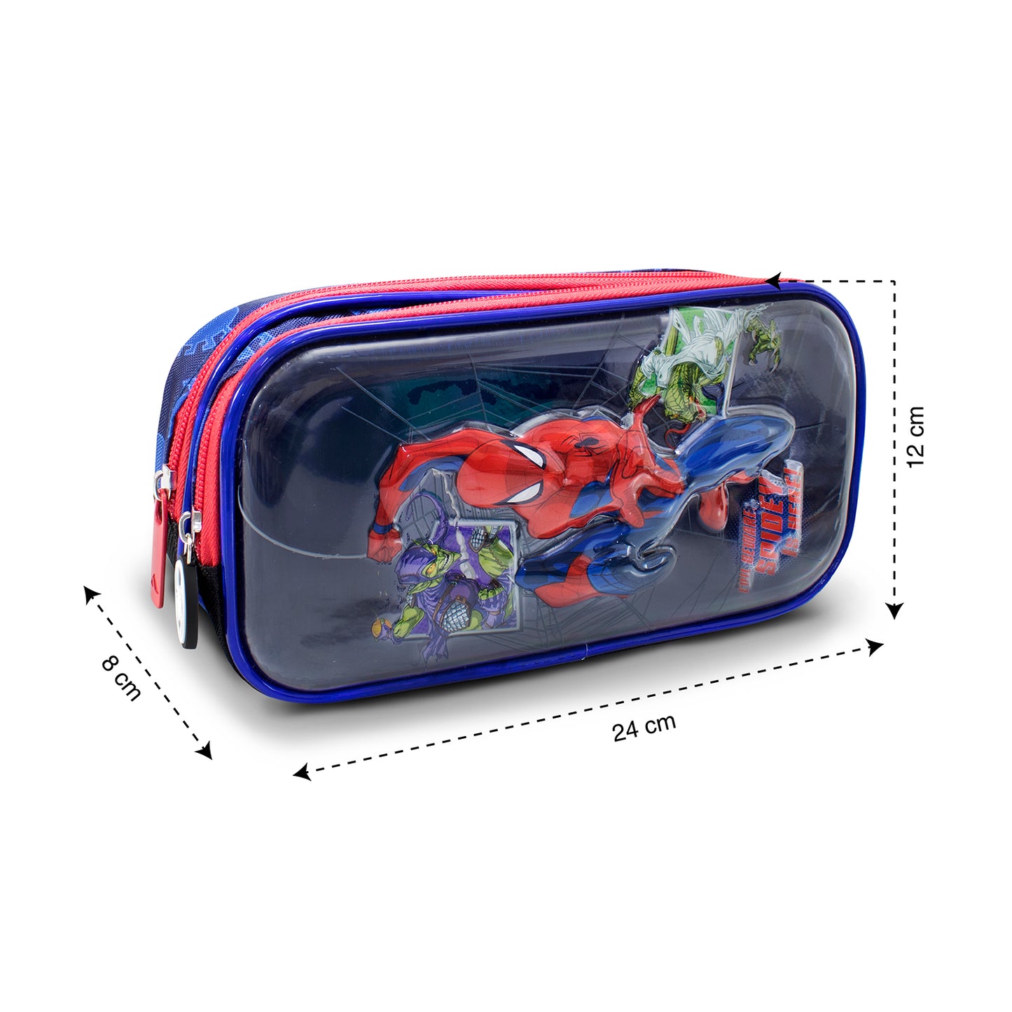 Lapicera Estuche Escolar Spiderman Marvel