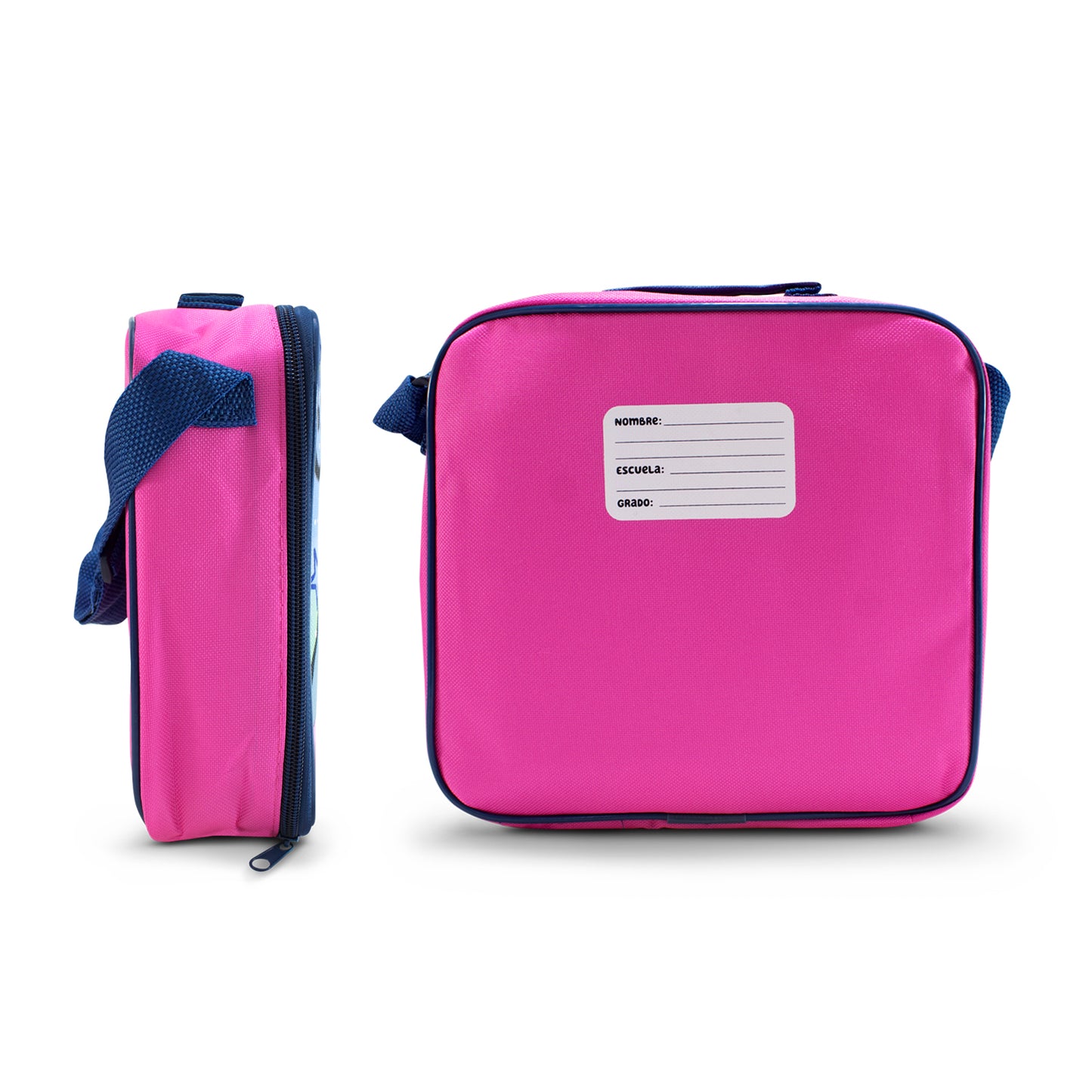 Lonchera Infantil Escolar Stitch Con Botella Y Recipiente
