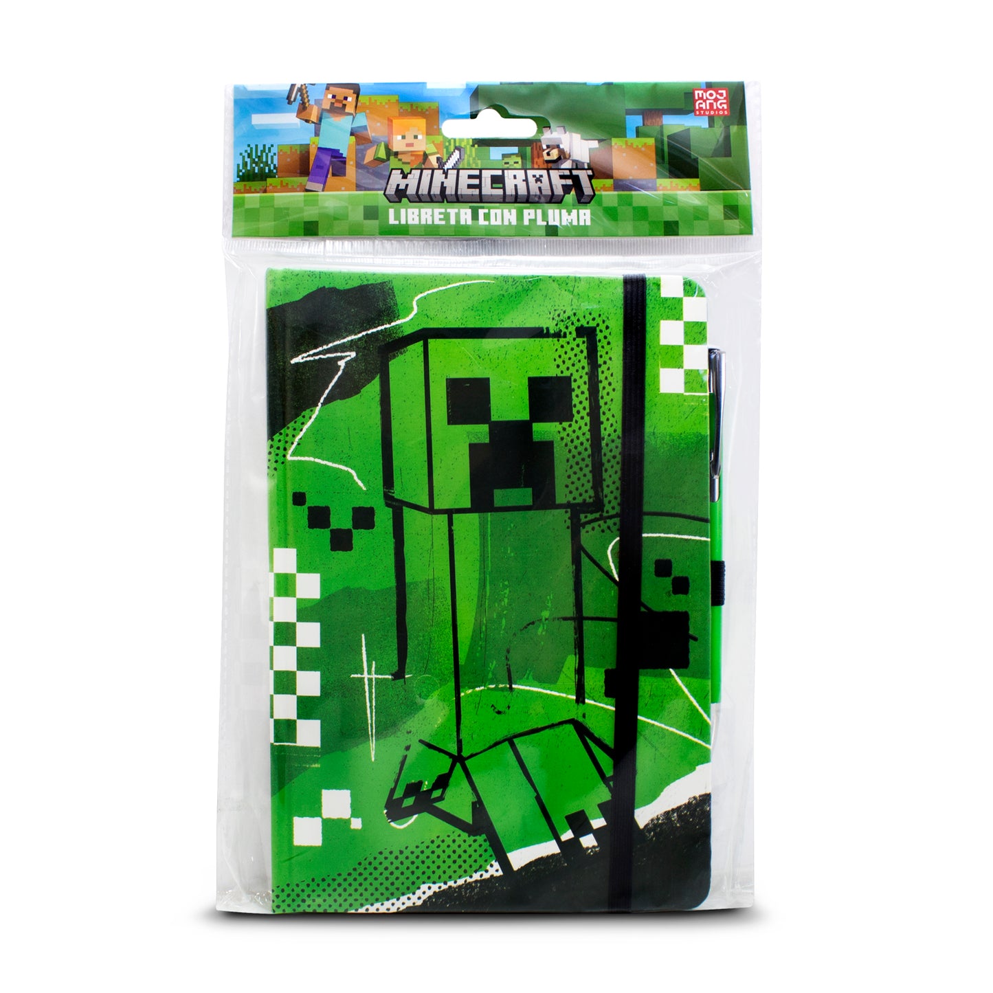 Set de Libreta y Pluma de Minecraft