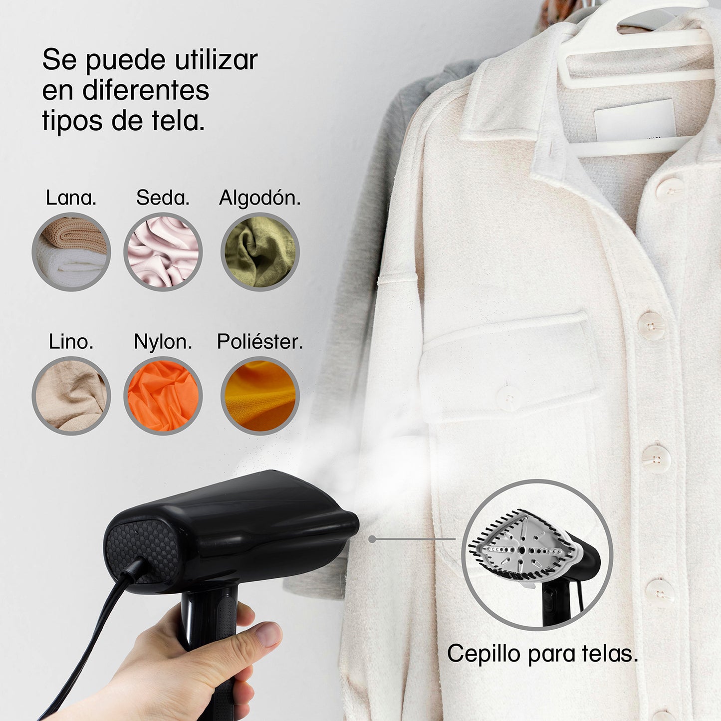Plancha de Vapor Portatil