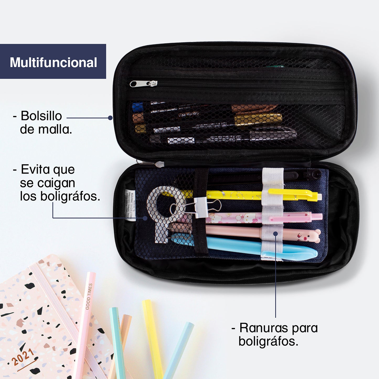 Lapicera Expandible Azul