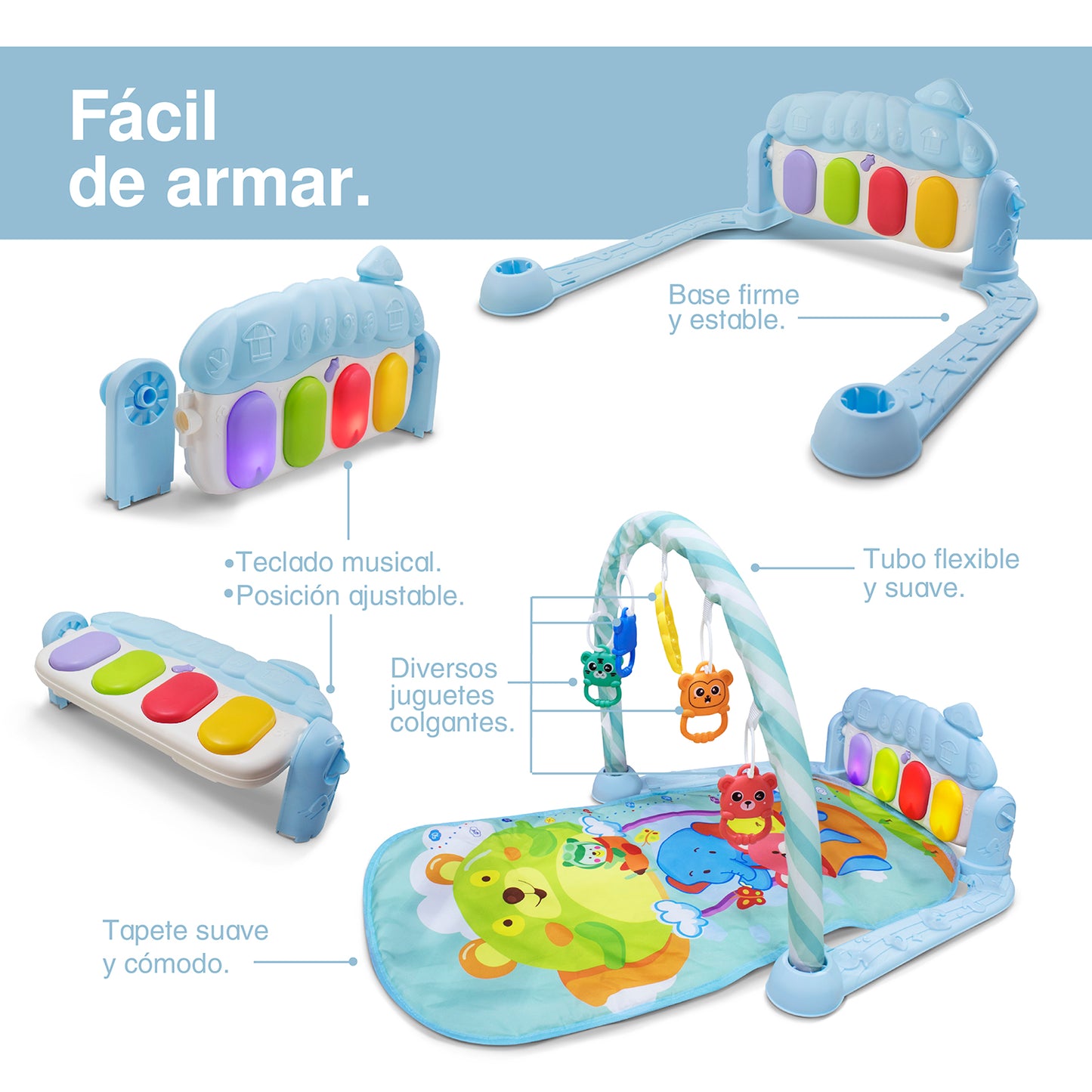 Gimnasio para Bebe con Luz y Sonido