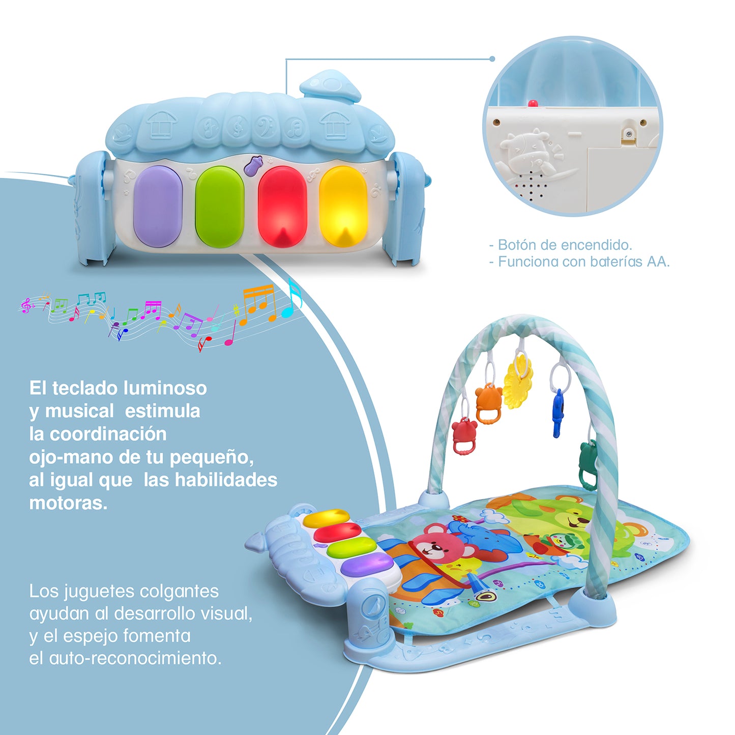 Gimnasio para Bebe con Luz y Sonido