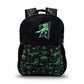 Mochila Escolar Negra Dinosaurios