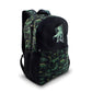 Mochila Escolar Negra Dinosaurios