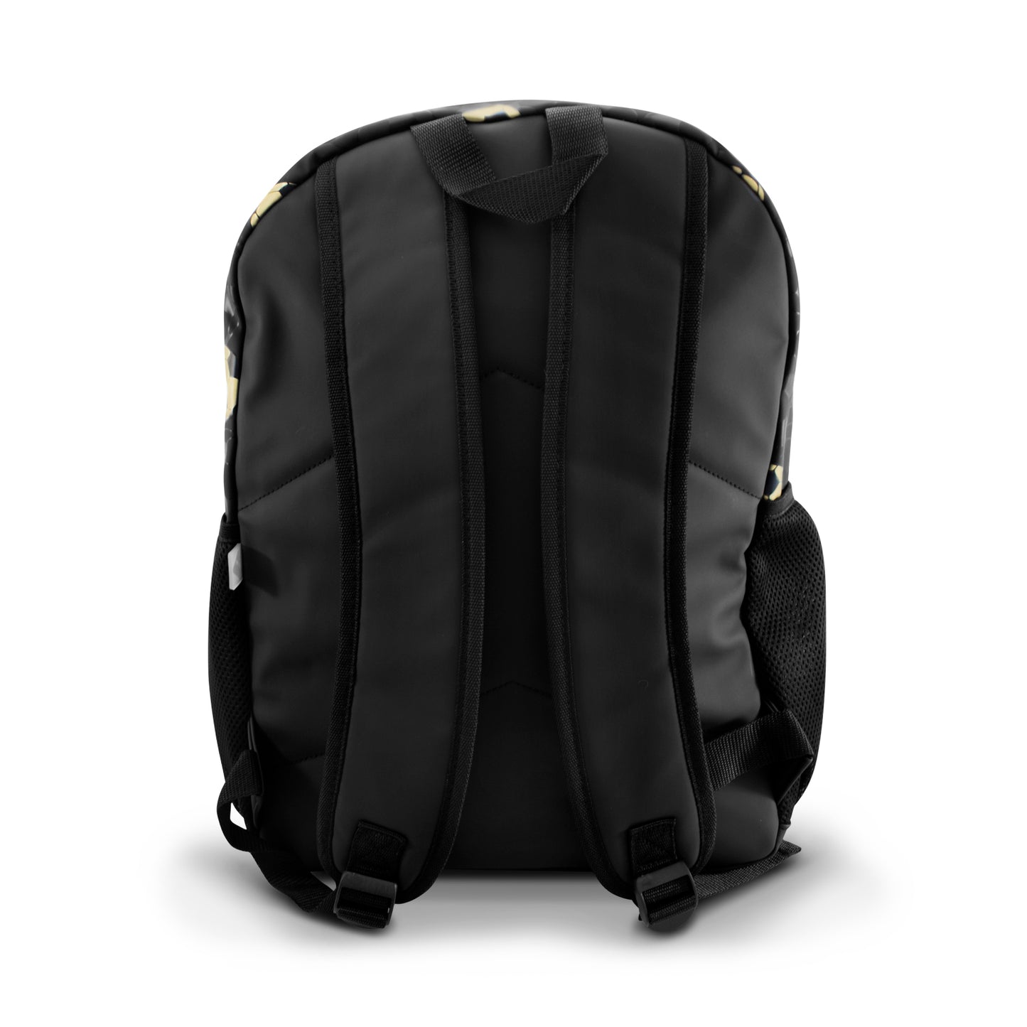 Mochila Escolar Negra Balón De Fútbol