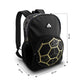 Mochila Escolar Negra Balón De Fútbol