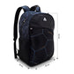 Mochila Escolar Negra Azul Balon Fútbol
