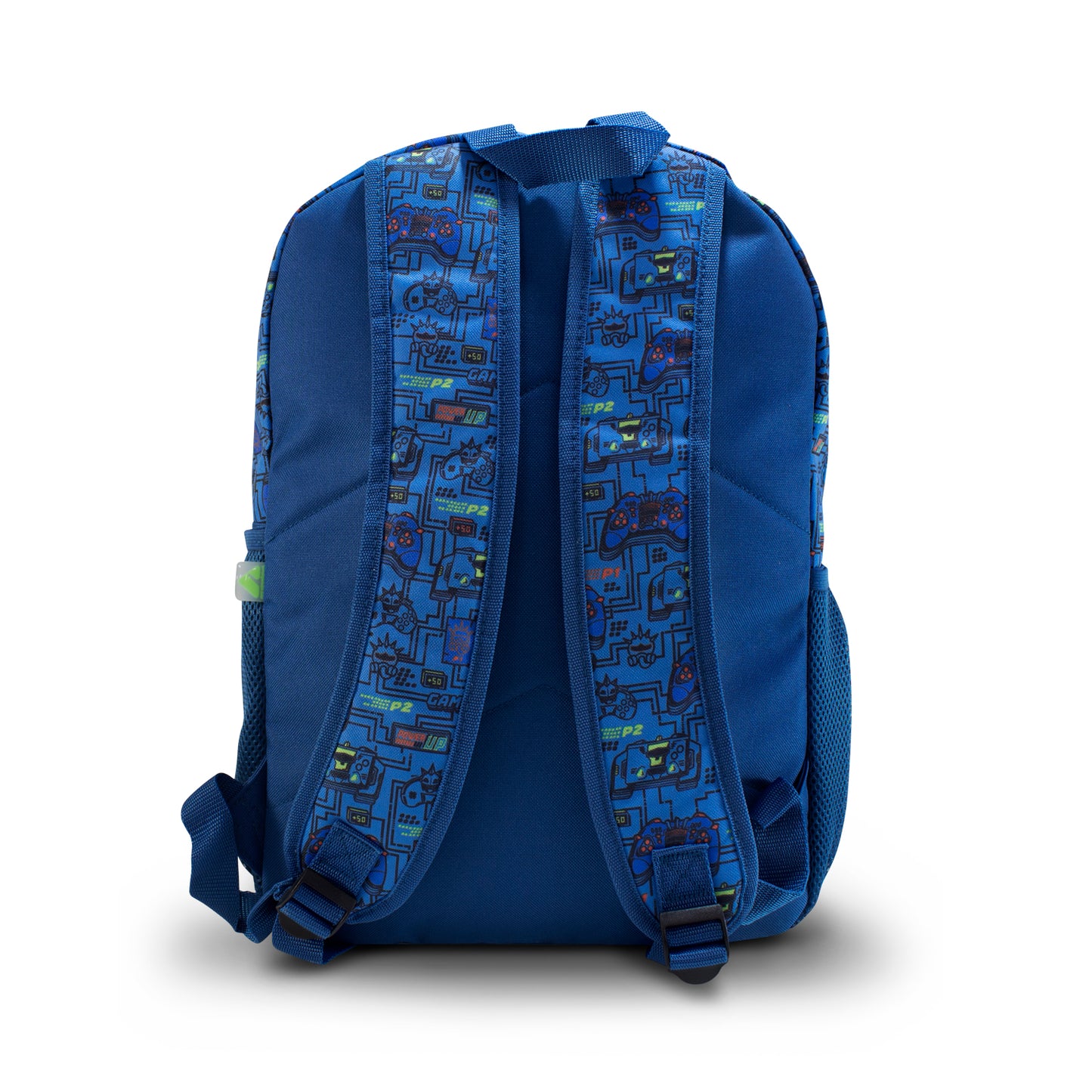 Mochila Escolar Azul Gamer Videojuegos