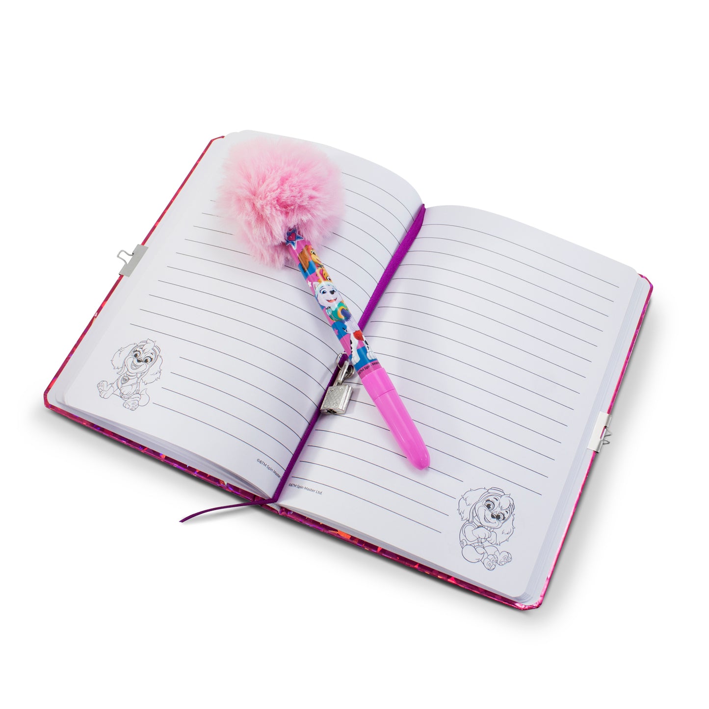 Diario Libreta Pasta Dura con Pluma Paw Patrol Skye