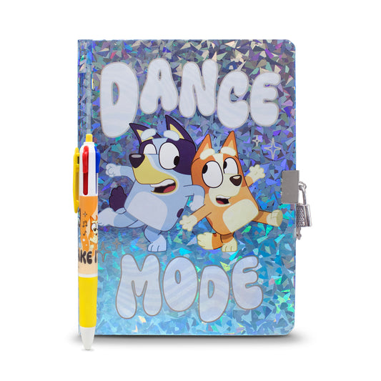Diario Libreta Pasta Dura con Pluma Bluey