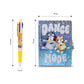 Diario Libreta Pasta Dura con Pluma Bluey