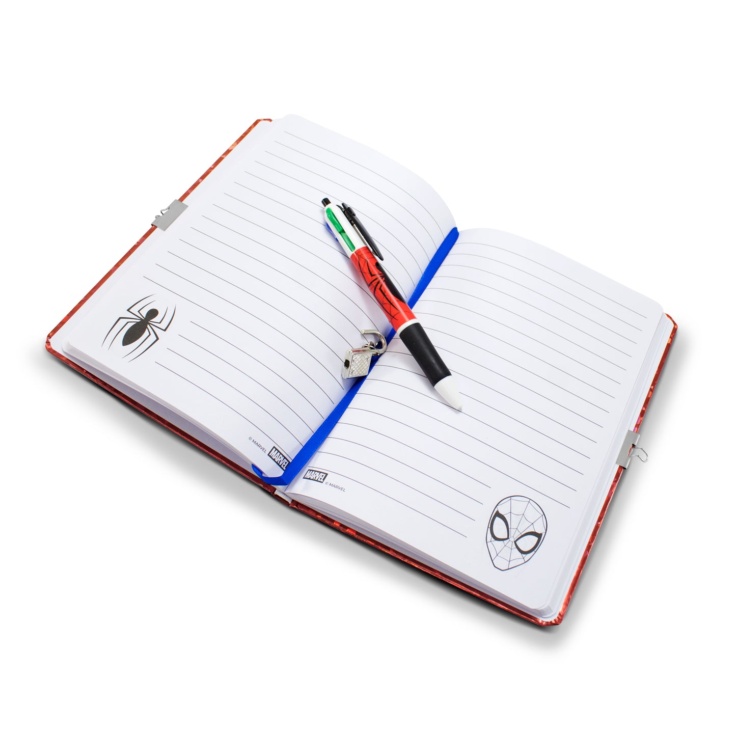 Diario Libreta Pasta Dura con Pluma Marvel Spiderman