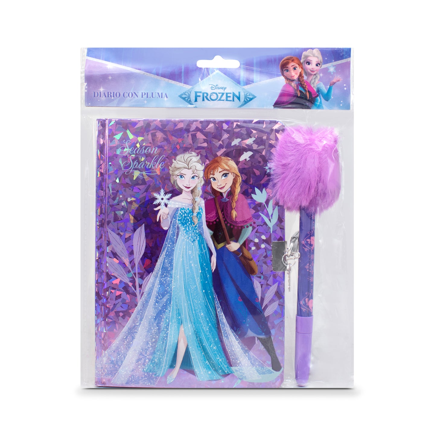 Diario Libreta Pasta Dura con Pluma Disney Frozen