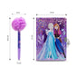 Diario Libreta Pasta Dura con Pluma Disney Frozen