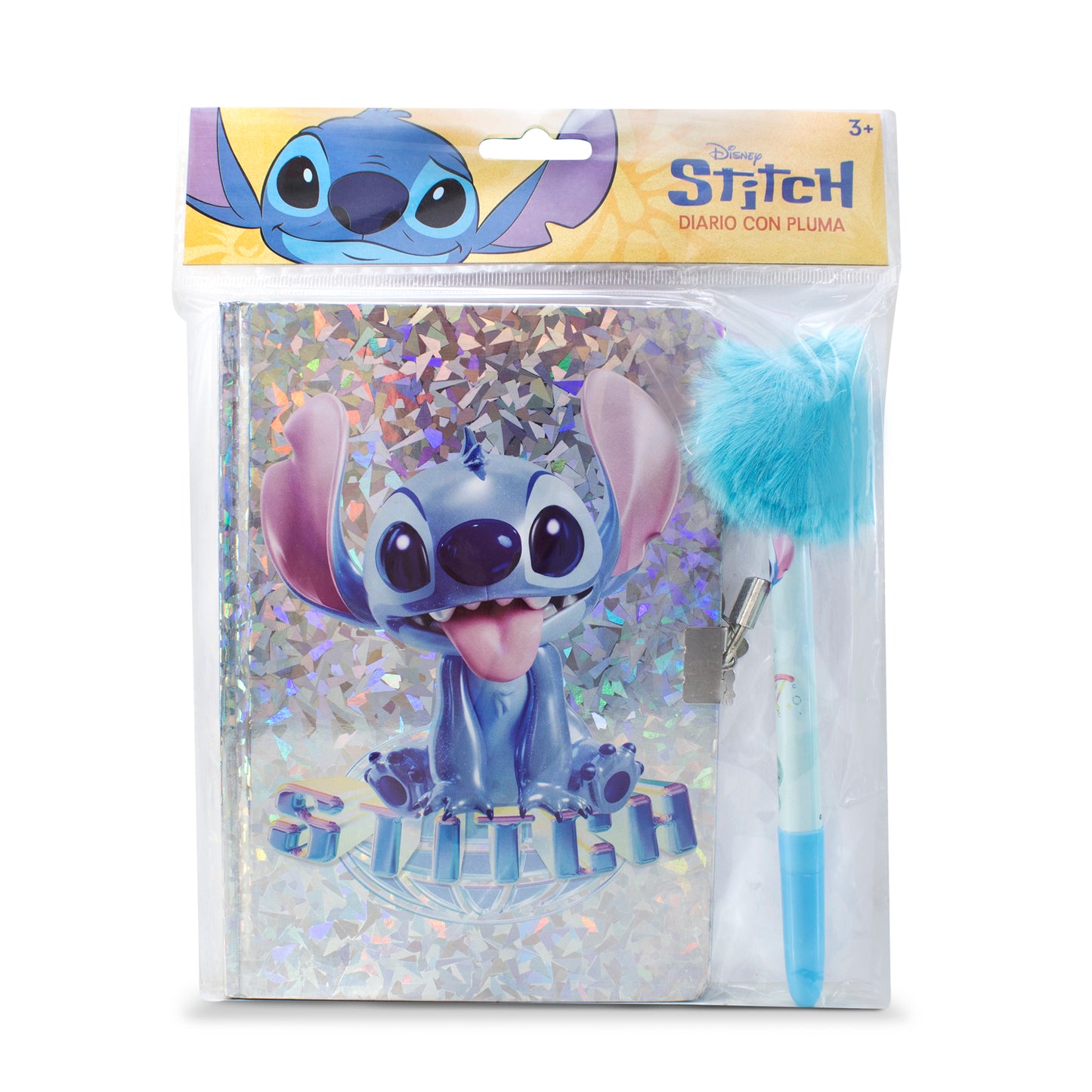 Diario Libreta Pasta Dura con Pluma Disney Stitch